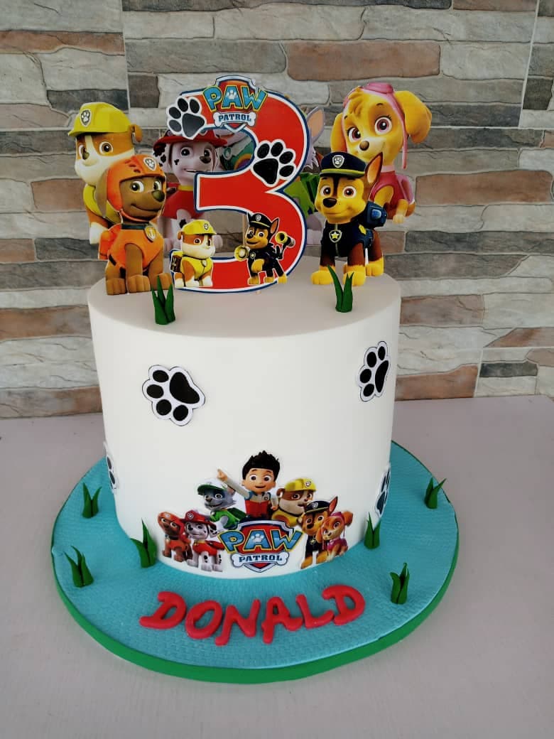 Paw Patrol Themed Cake
