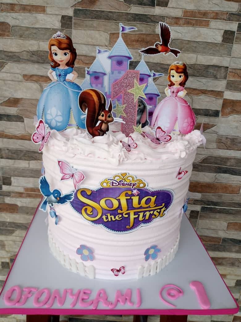 Sofia The First Birthday Cake