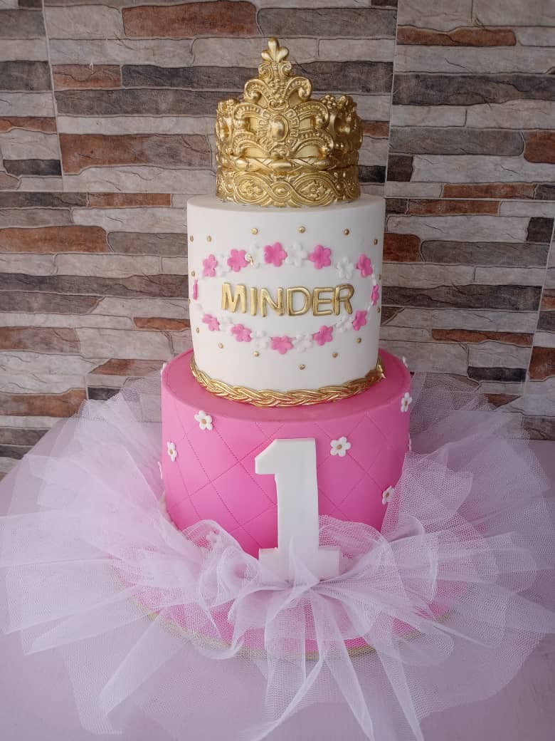 Princess Themed Birthday Cake 